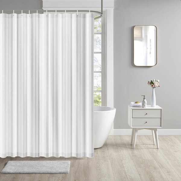 Ebern Designs Fabe Vinyl Shower Curtain Uk